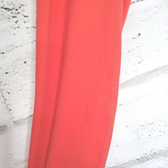 Cycle House By Marika Chaser Ankle Leggings Solid Red Orange M Medium GLL1100A - Picture 5 of 7